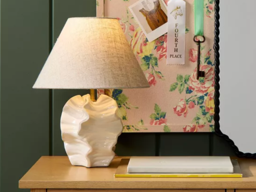 coastal shell lamp