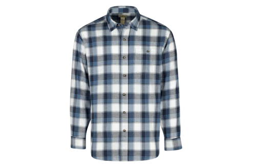 blue flannel shirt