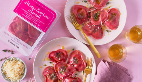 Trader Joe's heart-shaped ravioli