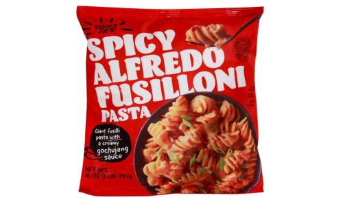 Trader Joe's spicy alfredo fusilloni pasta