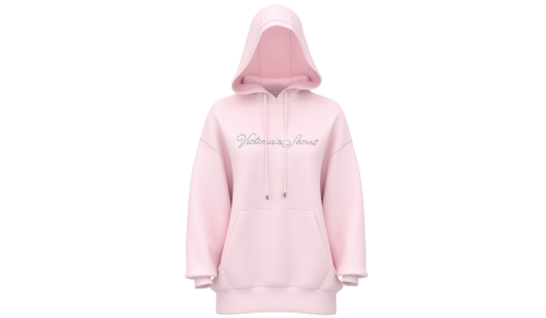 pink hoodie