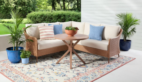 outdoor sectional dining set