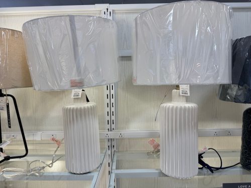 white lamps HomeGoods