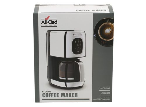 ALL-CLAD 8 Cup Stainless Steel Digital Filter Coffee Maker Slightly Blemished