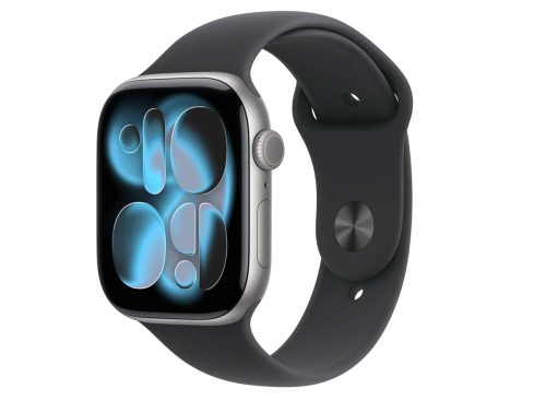 Apple Watch Series 11 (GPS) 46mm with Hypertension Notifications, Sleep Score, Advanced Workout Metrics with Sport Band