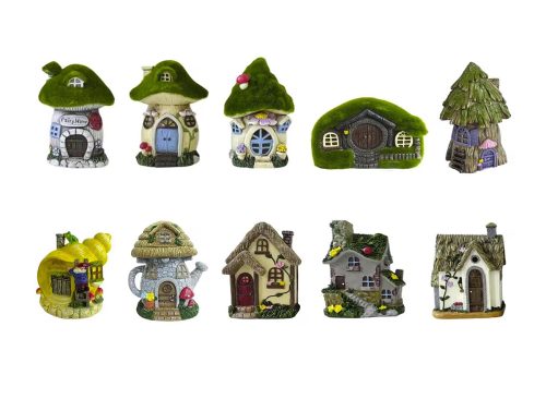 Fairy Garden Miniature Houses, Assorted Houses