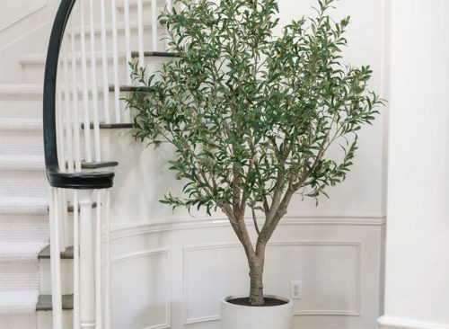 Faux 8' Olive Tree