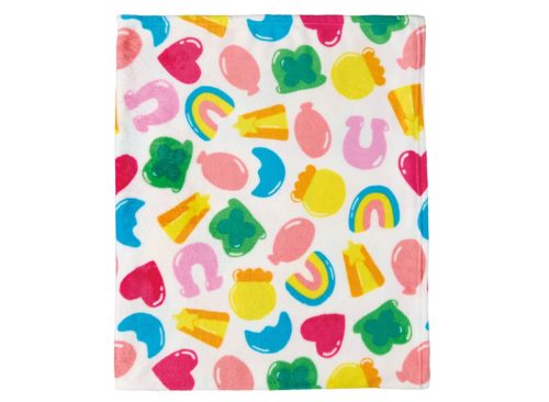 KIRKTON HOUSE 50" x 60" St. Patrick's Day Plush Throw - Colorful Charms