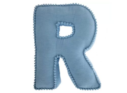 Letter Pom Pom Pillow