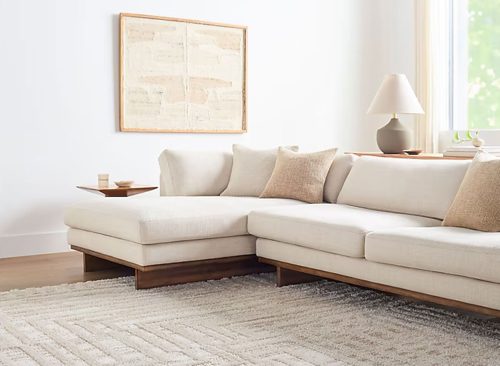 Origin 21 Alabaster Stone 8 x 10 (ft) Loomed Polyester Neutral Rectangular Indoor Geometric Industrial Spot Clean Only Pet Friendly Area rug