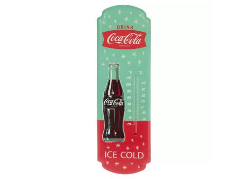 Retro Coca-Cola Metal Thermometer