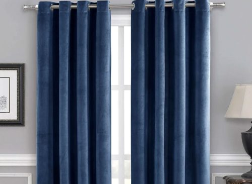 Total Blackout Velvet Window Curtain, 2-pack