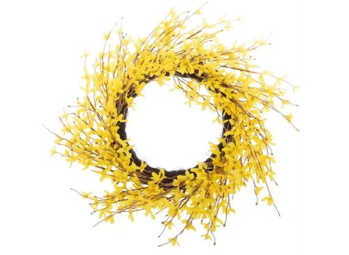 Yellow Forsythia Wreath