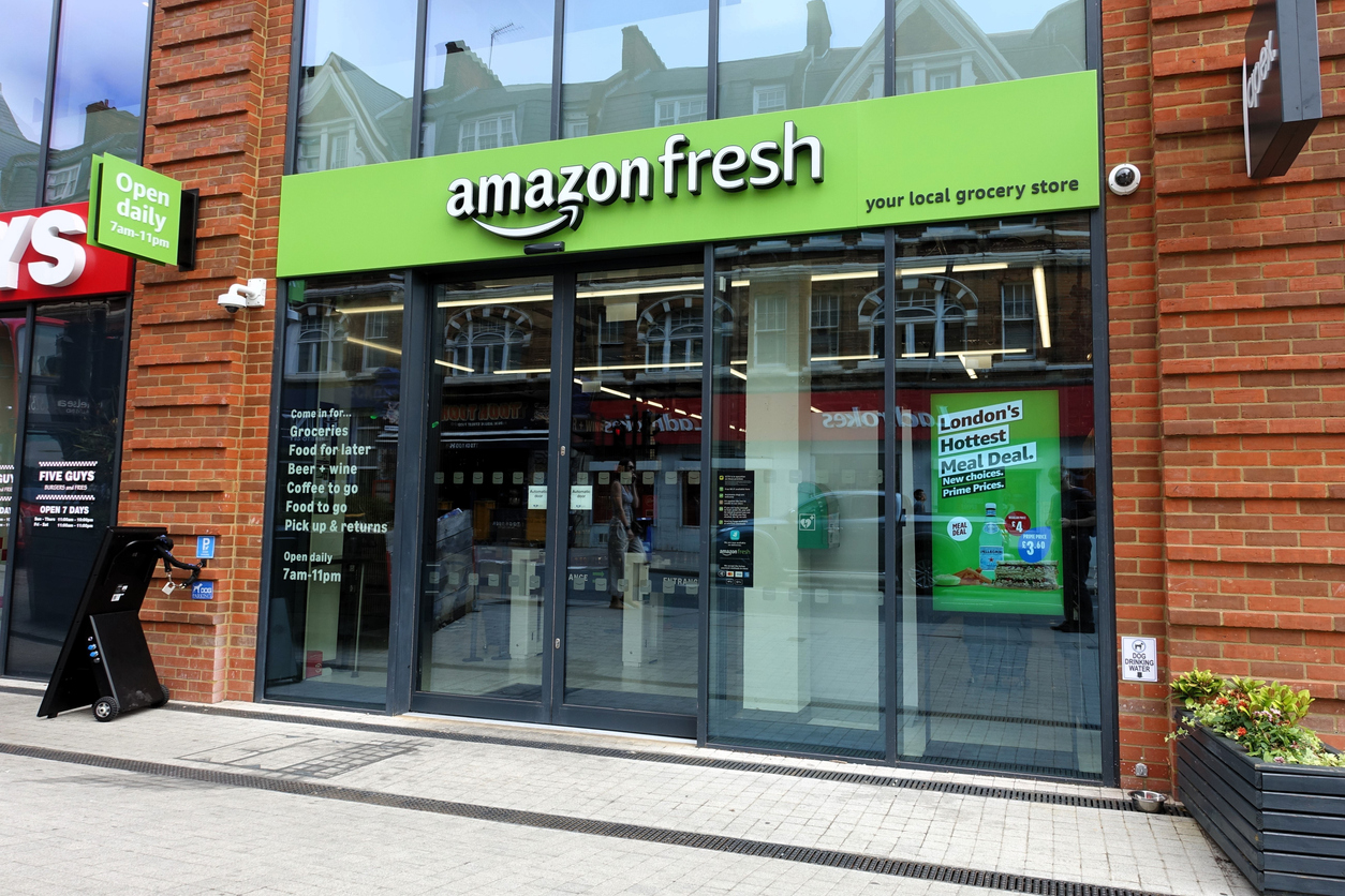 An Amazon Fresh storefront