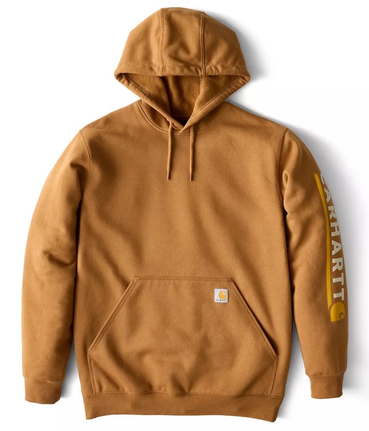 Carhartt Men's Loose Fit Midweight Logo Sleeve Graphic Sweatshirt