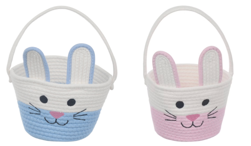 Easter Bunny Braided Baskets