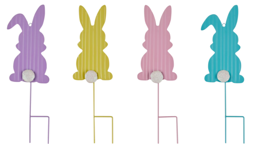 Easter Bunny-Shaped Garden Stakes
