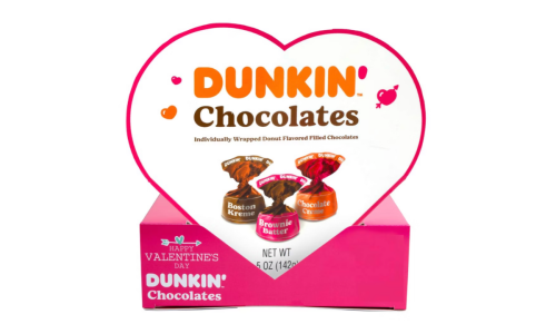 Dunkin' Valentine's chocolates