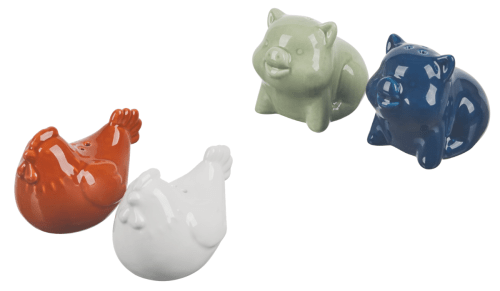 chicken or pig salt and pepper shakers