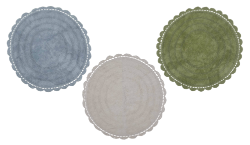round bath mats