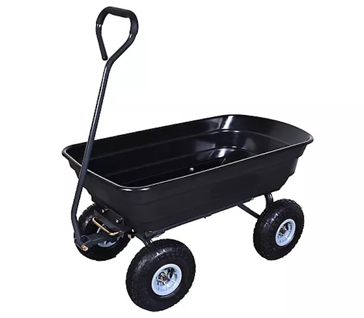 Eisen 4 cu. ft. 600 lb. Capacity Dump Garden Cart