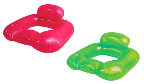 inflatable pool float seats