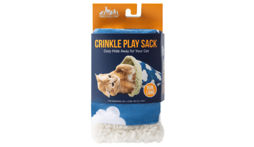 crinkle play sack for cats