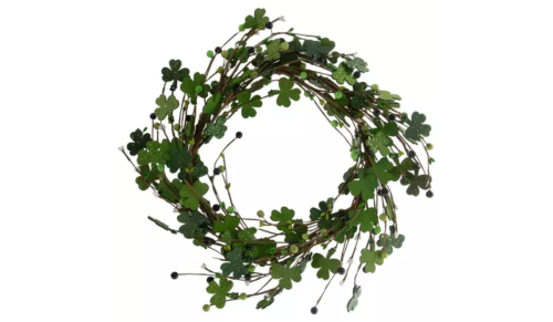 St. Patrick's Day shamrock wreath
