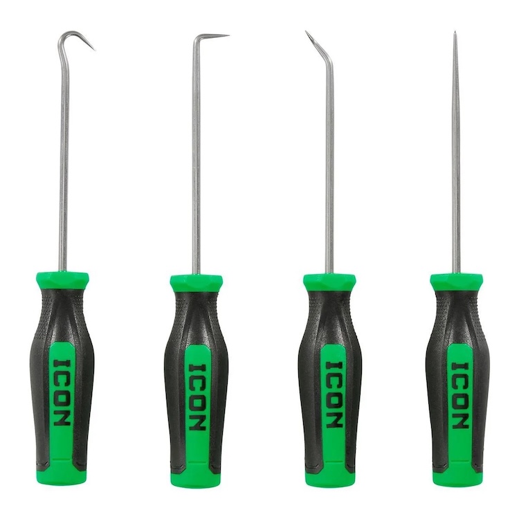 Icon Professional Mini Soft-Grip Pick and Hook Set