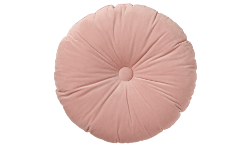 round pink pillow