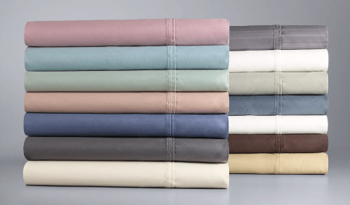 stacks of colored sheets