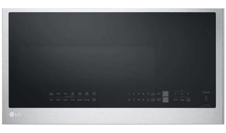 LG 30 in. 2.0 cu. ft. 1050W Smart Over-the-Range Microwave
