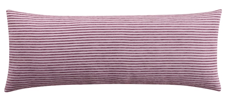 Mainstays 14" x 36" Violet Yarn Dyed Stripe Lumbar Decorative Pillow