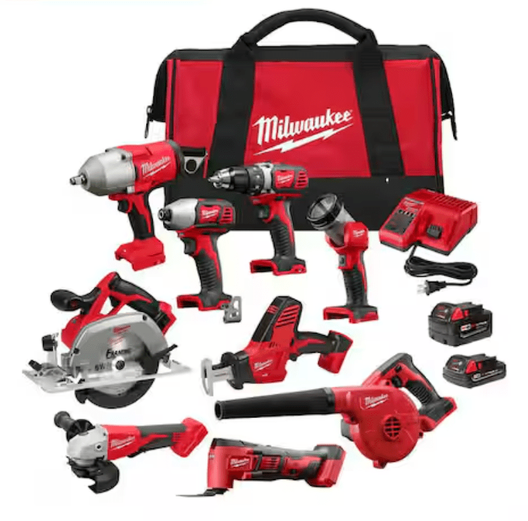 M18 18-Volt Lithium-Ion Cordless Combo Kit 9-Tool