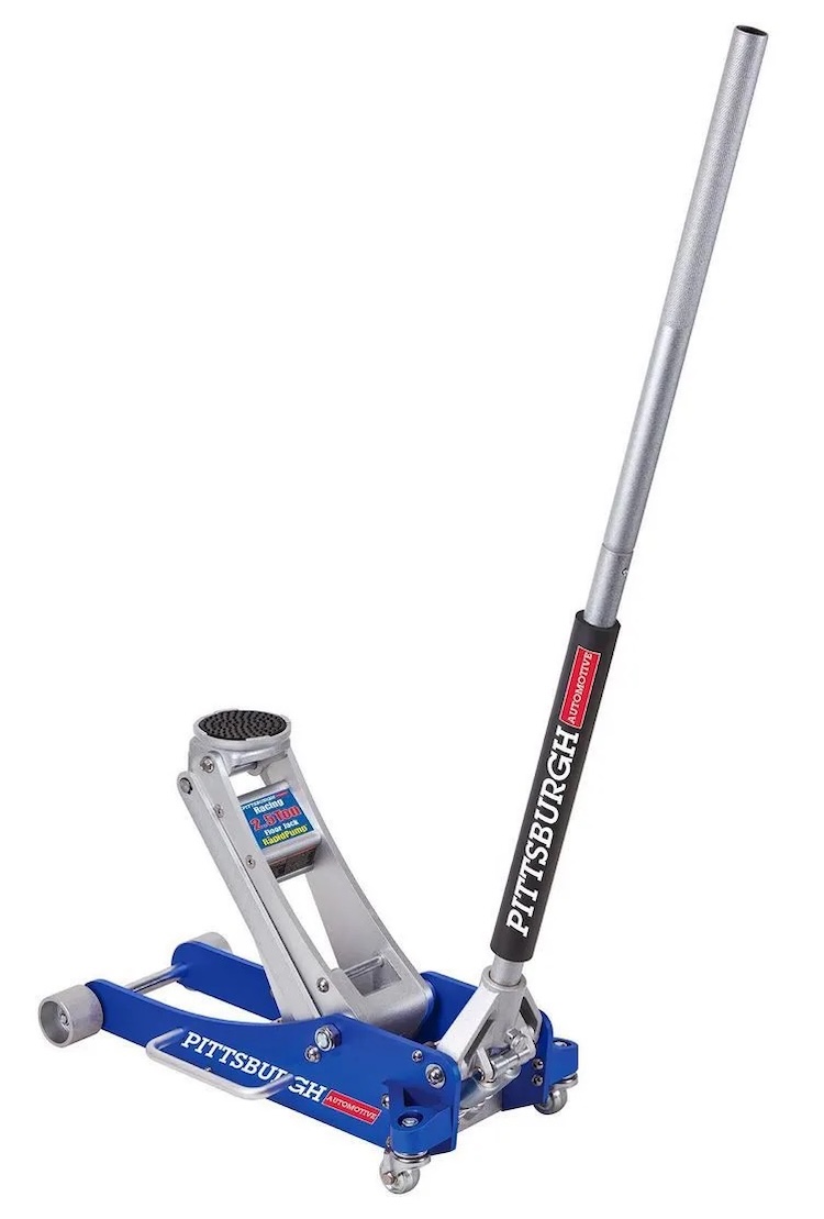 Pittsburgh 2.5 Ton Low-Profile Aluminum Racing Floor Jack