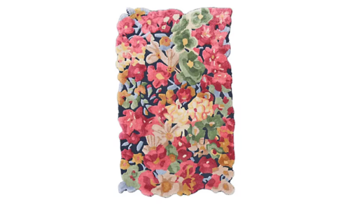 floral rug