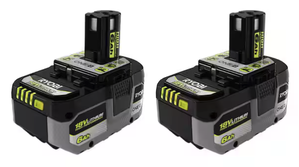 Ryobi Lithium-Ion Battery 2-Pack