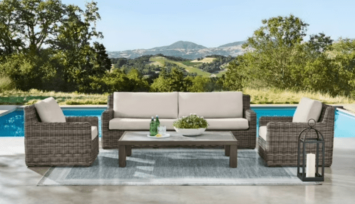 outdoor lounge set