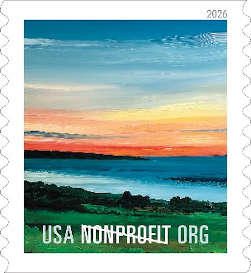 Summer Sunset stamp