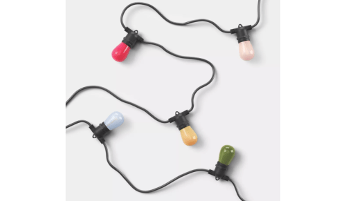colorful outdoor string lights