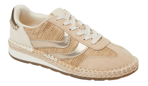 beige sneakers