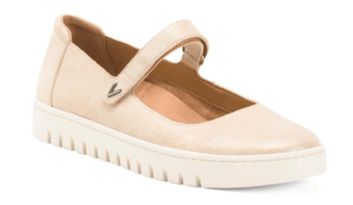 beige Mary Jane sneakers
