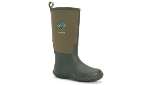 tall green rubber boots