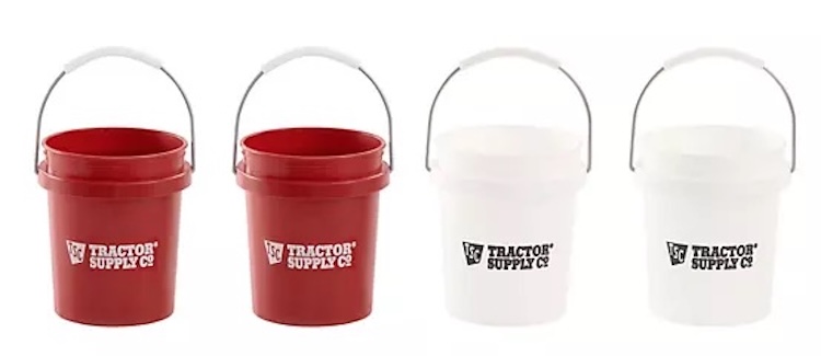 Tractor Supply Mini Buckets