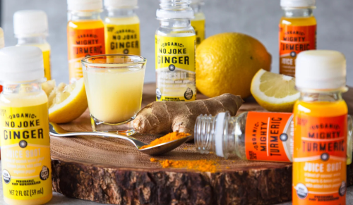 Trader Joe's ginger and turmeric juice shots