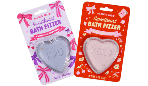 Trader Joe's sweetheart bath fizzers
