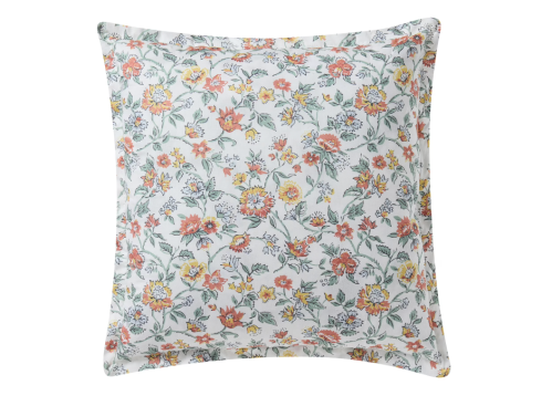 floral throw pillow