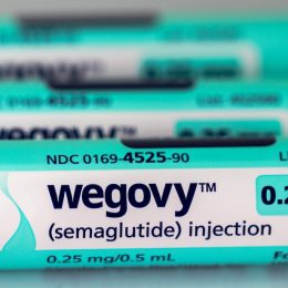 closeup of Wegovy injection pens