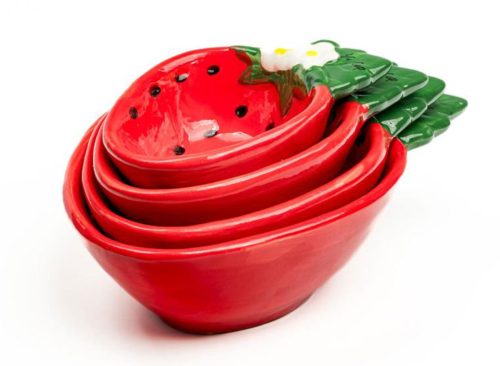 10 Strawberry Street Strawberry Measuring Cups - Set of 4