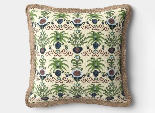 18"x18" Ikat Print Trimmed Pillow Multi - Cool - Threshold™